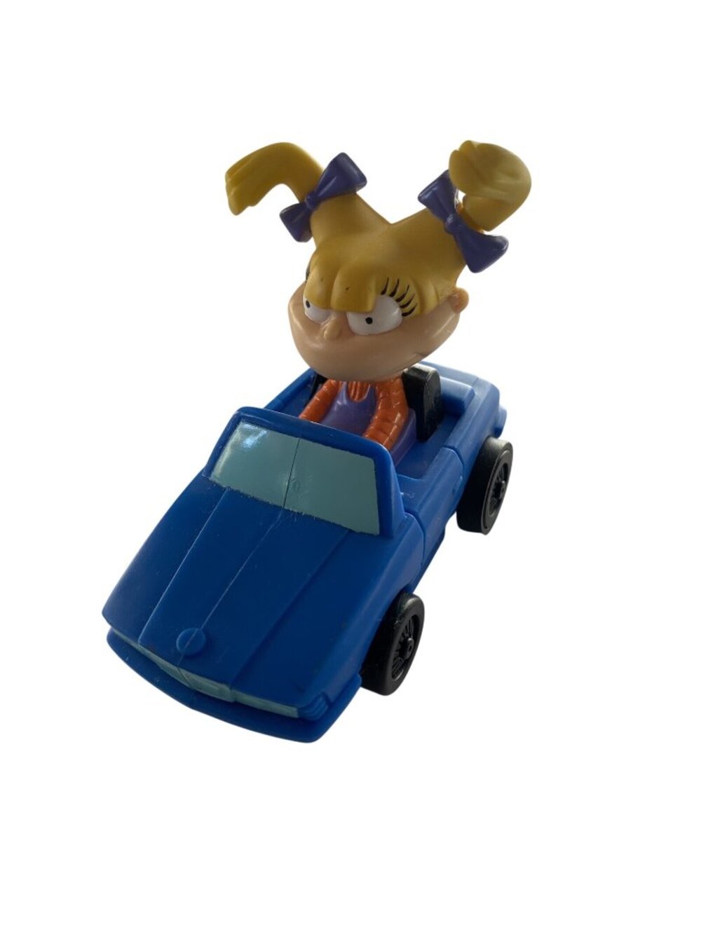 1998 Burger King Angelica Rugrats Toy Car Viacom Klasky Csupo Blue Convertible